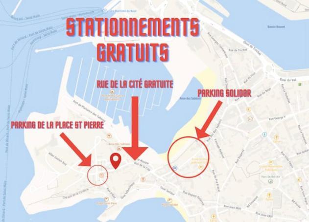 Appartement Aquaroom Rdc - Plage 50M - Rue Gratuite 圣马洛 外观 照片